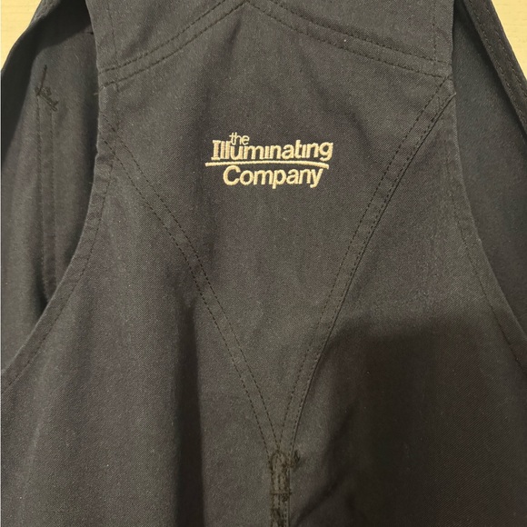 Carhartt FR Mens Navy Pockets Construction Work Bib Overalls Size 46/29 - Picture 7 of 10